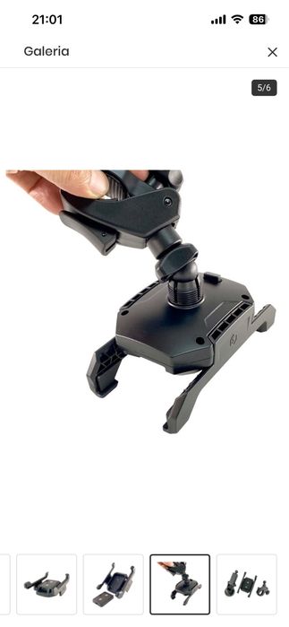 Uchwyt swmochodowy, rowerowy HAMMER Mount Holder Czarny Nowy