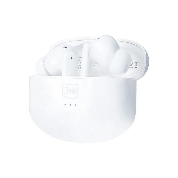 Słuchawki 3mk LifePods douszne bezprzewodowe Bluetooth 5.3 ANC - białe