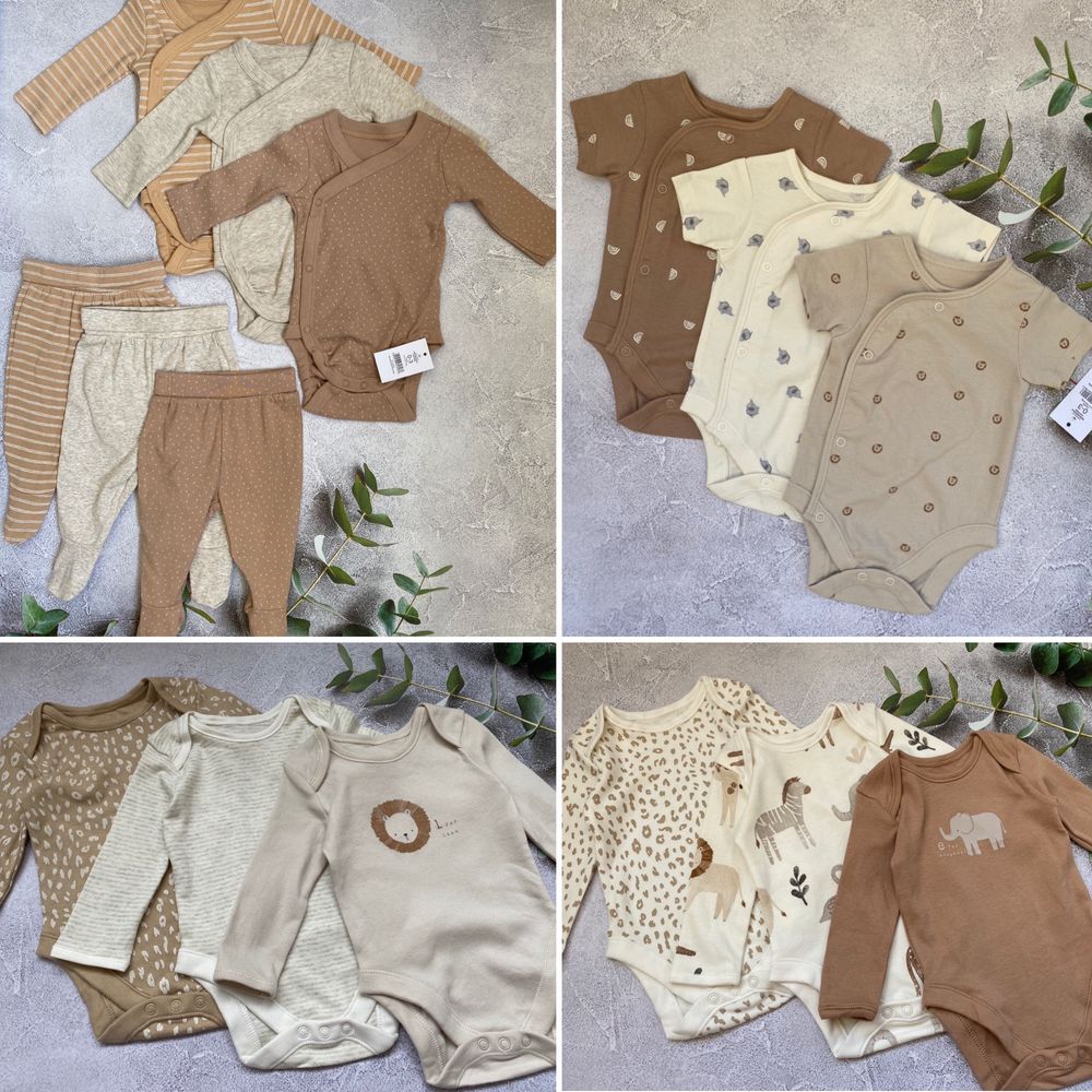 Одежда для новорожденых 0-3-6-9-12-18-24 george, next, h&m, gap