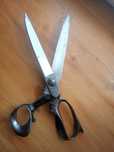 Stare zabytkowe nożyce krawieckie 31cm