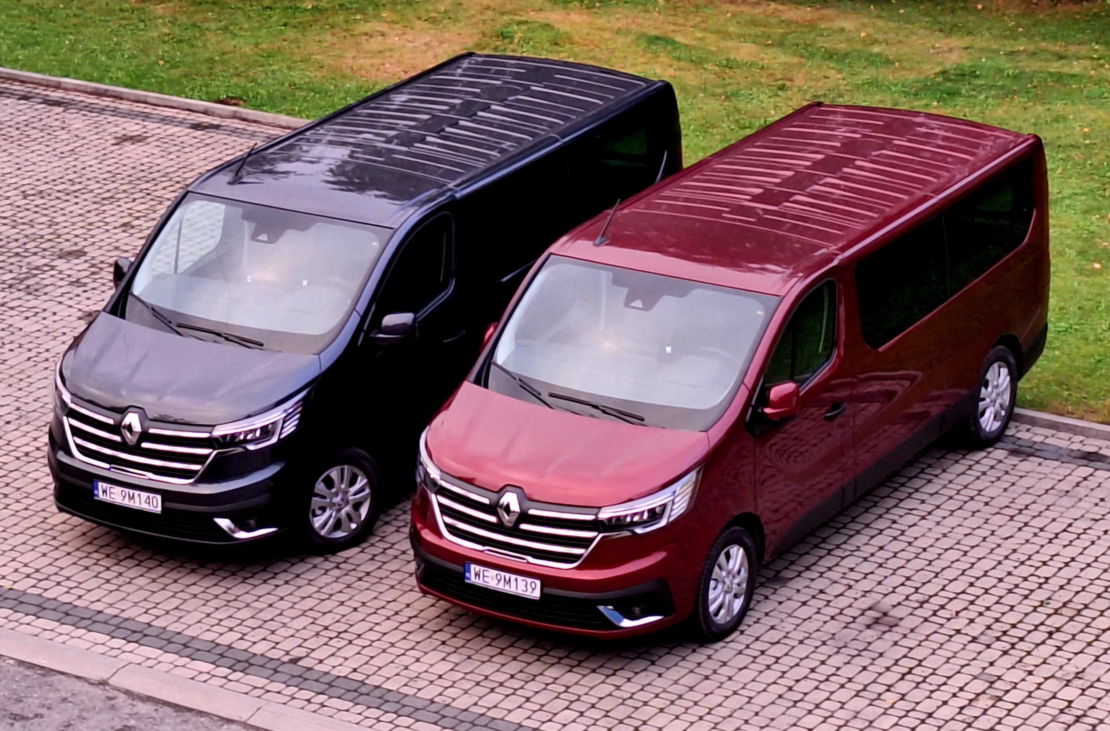 Wynajem busów 9 osobowych NOWY Renault Trafic LONG 2023r HAK