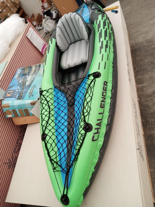 Dmuchany kajak INTEX Challenger K1 pneumatyczny 1 osobowy Nowy wiosło
