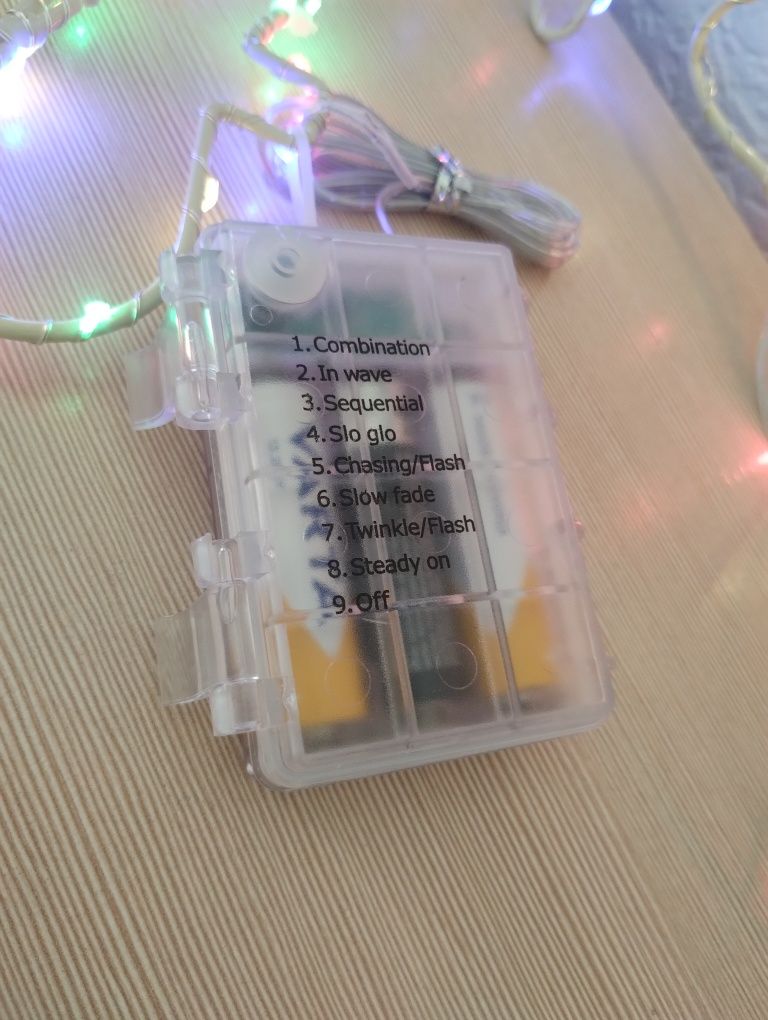 Zestaw ozdób świątecznych LED