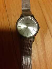 Timex srebrny zegarek damski