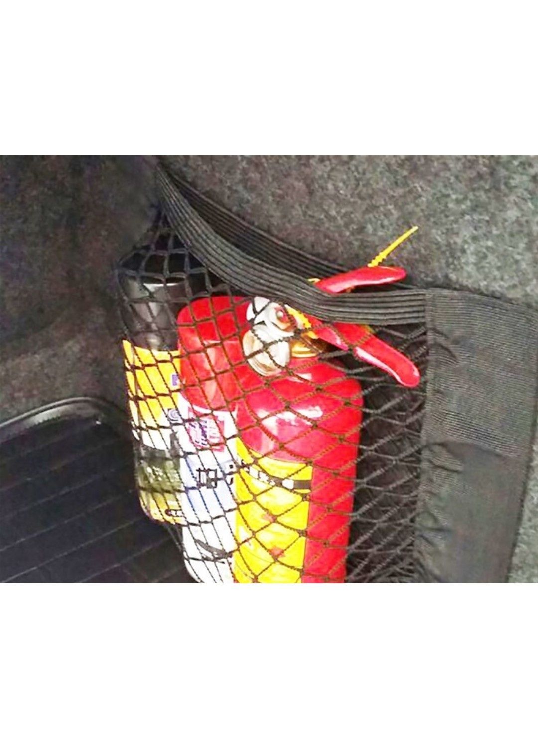 Сітка-кишеня в багажник автомобіля Xiamen двошарова на липучці 60 х 35