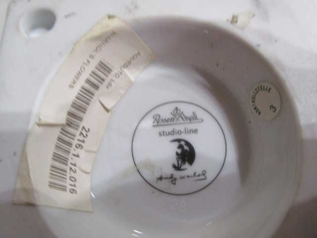 placa em porcelana Rosenthal