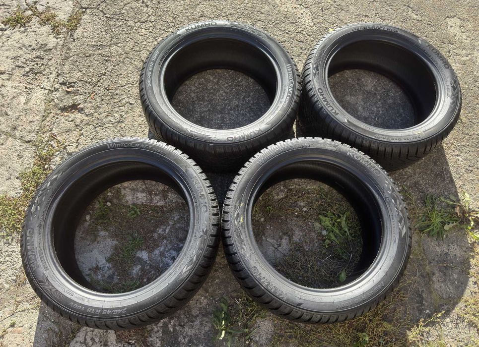 Opony zimowe 245 45 R18 Kumho - Stan Idealny !