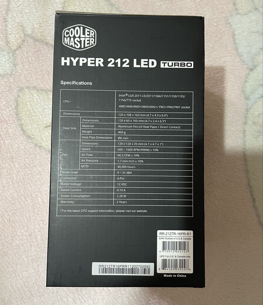 Cooler Master HYPER 212 LED Turbo