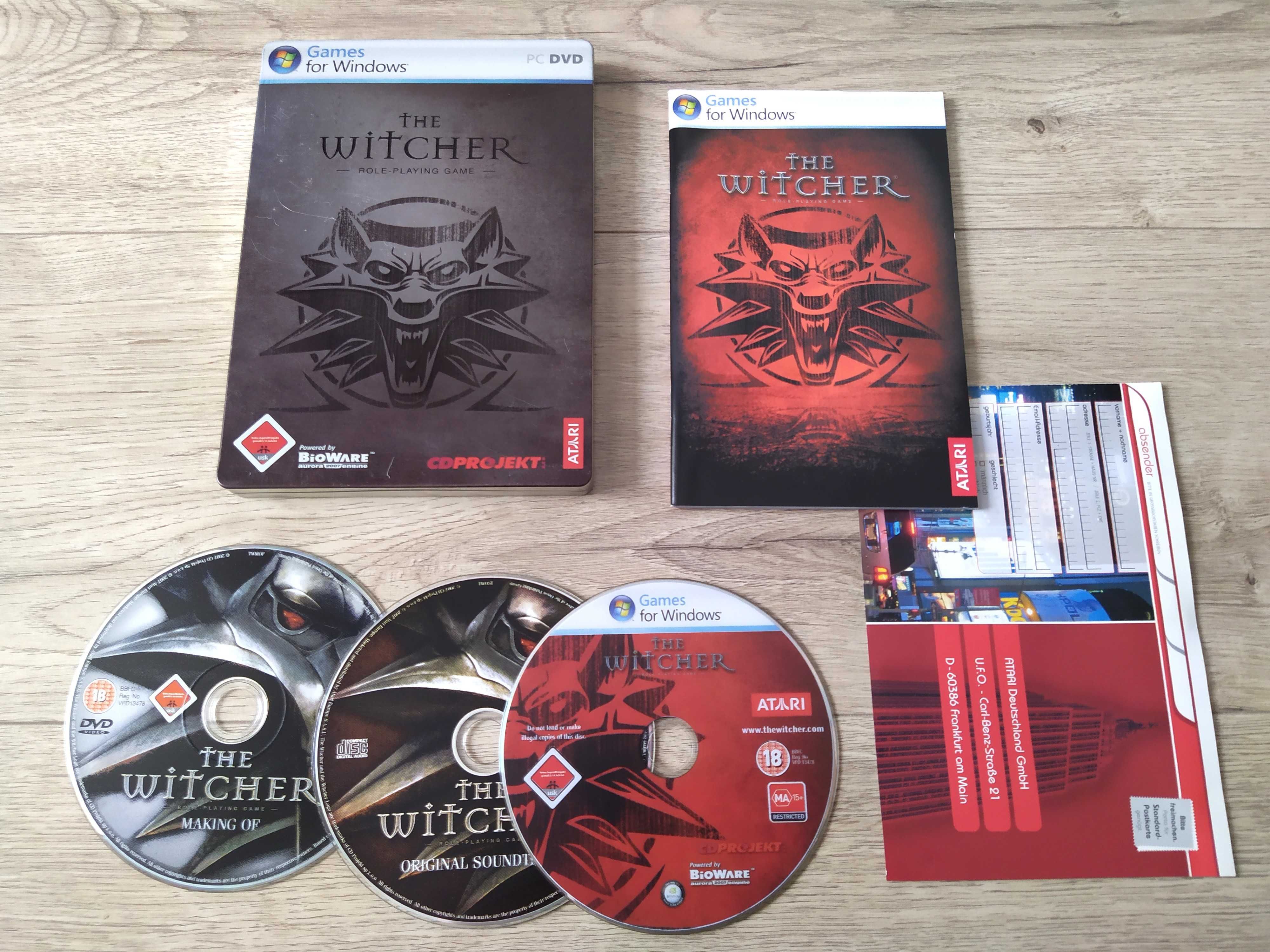 Wiedźmin (The Witcher) Edycja Steelbook 2007 [PC] Edycja Specjalna