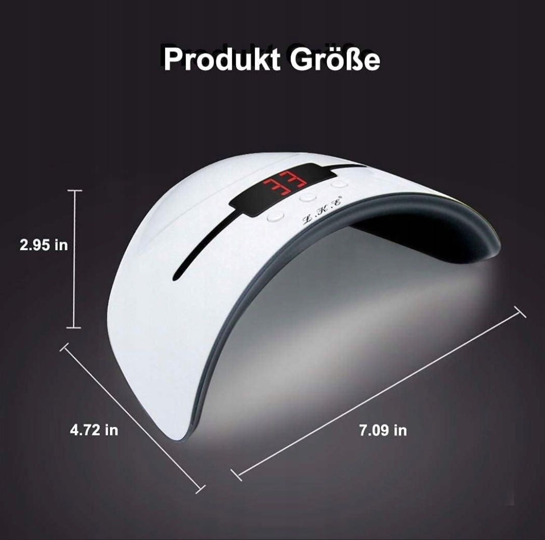 Lampa UV do paznokci żelowych 36W USB Timer