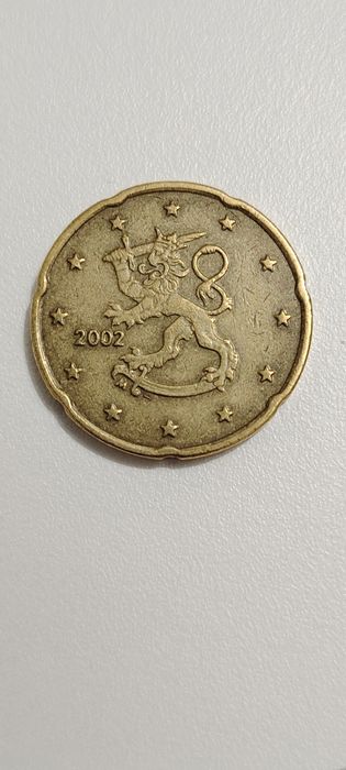 20 Cêntimos da Finlândia de 2002