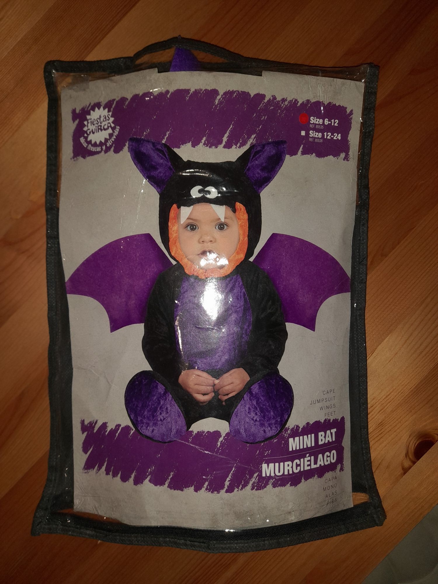 Fato Morcego Bebé  Halloween