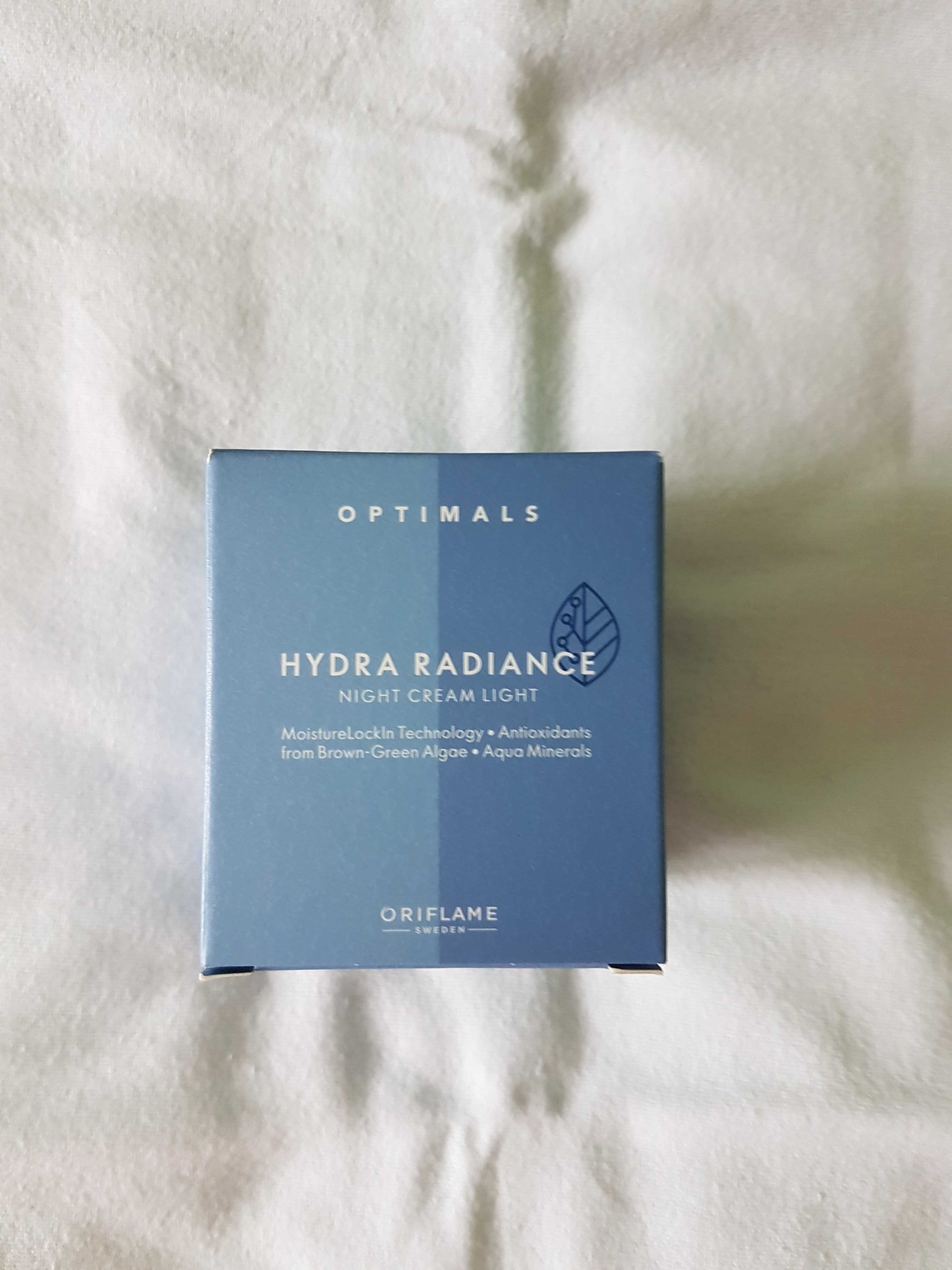 Lekki krem na noc Optimals Hydra Radiance od Oriflame