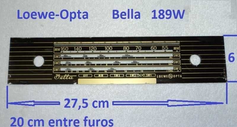 Quadrantes rádios antigos, escalas - Philips Blaupunkt e outras marcas