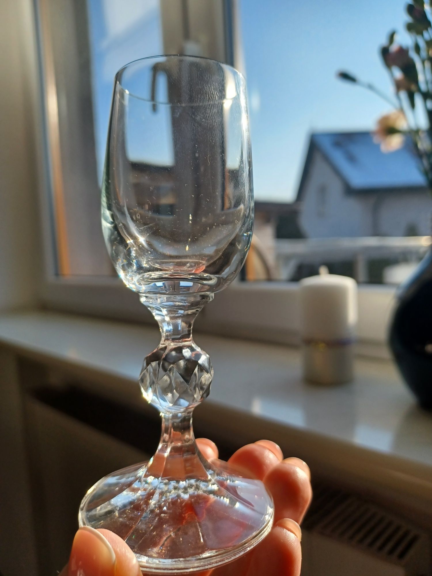 Kryształowe kieliszki do wódki  Bochemia
