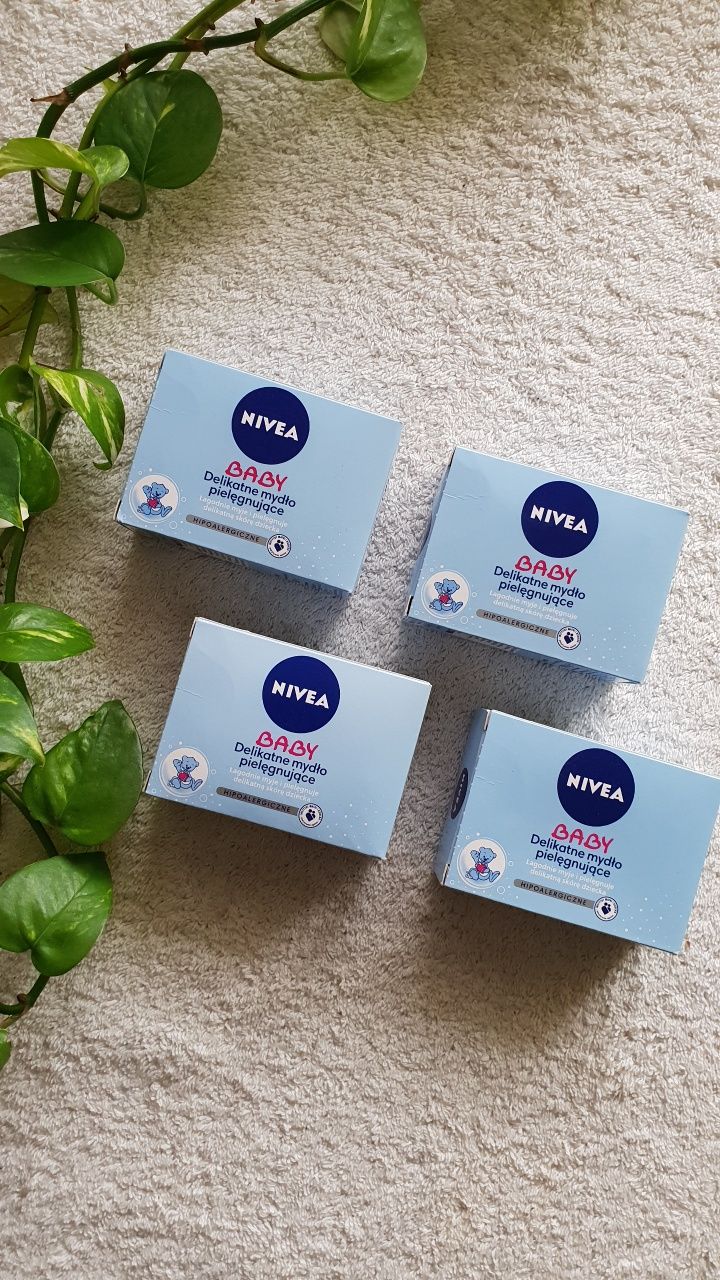 Nivea Baby mydło mydełko żel-krem płyn Oliwka puder