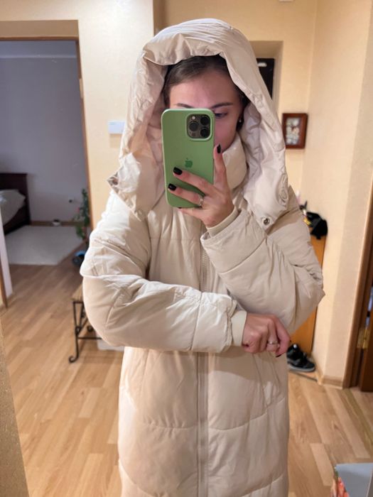 Зимова куртка довга Zara