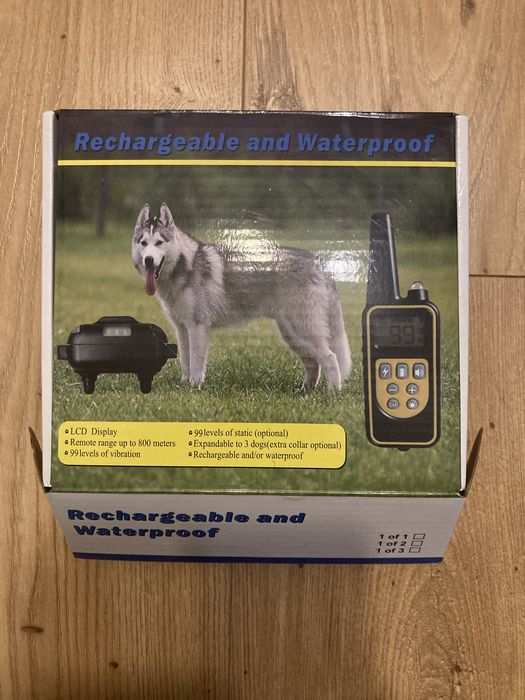 Obroża antyszczekowa, treser