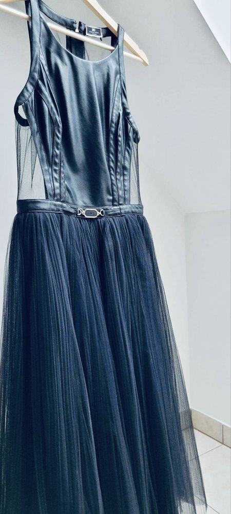 Czarna sukienka Elisabetta Franchi