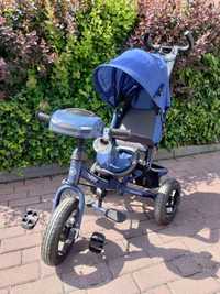 Rowerek trójkołowy grający Turbo trike wózek dla niemowlaka