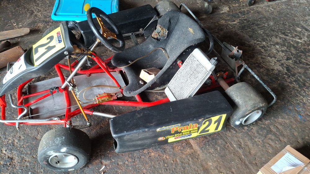 Eixo 40mm kart e travão