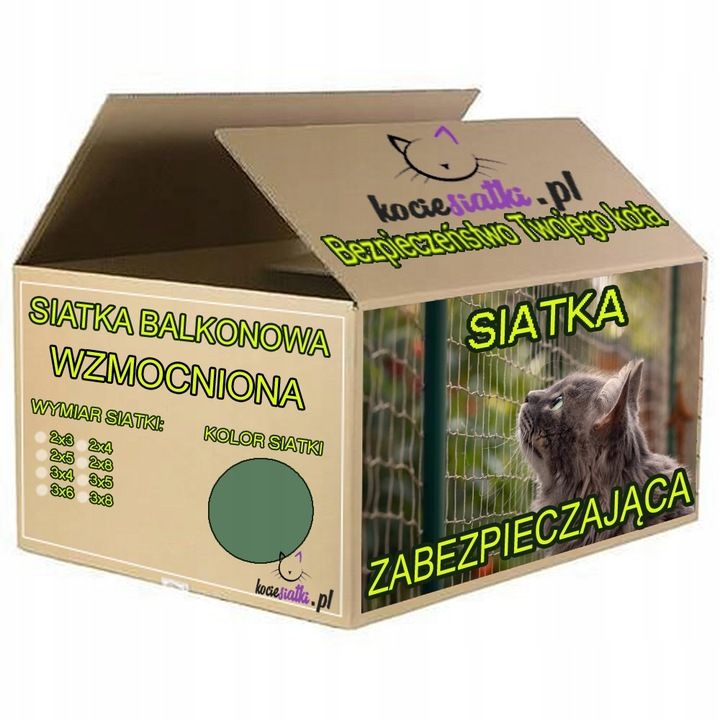 Siatka Wzmacniana Trixie Dla Kota Na Balkon 3x2 M