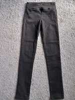 Spodnie jeansowe dziewczęce czarne Cropp r.34
