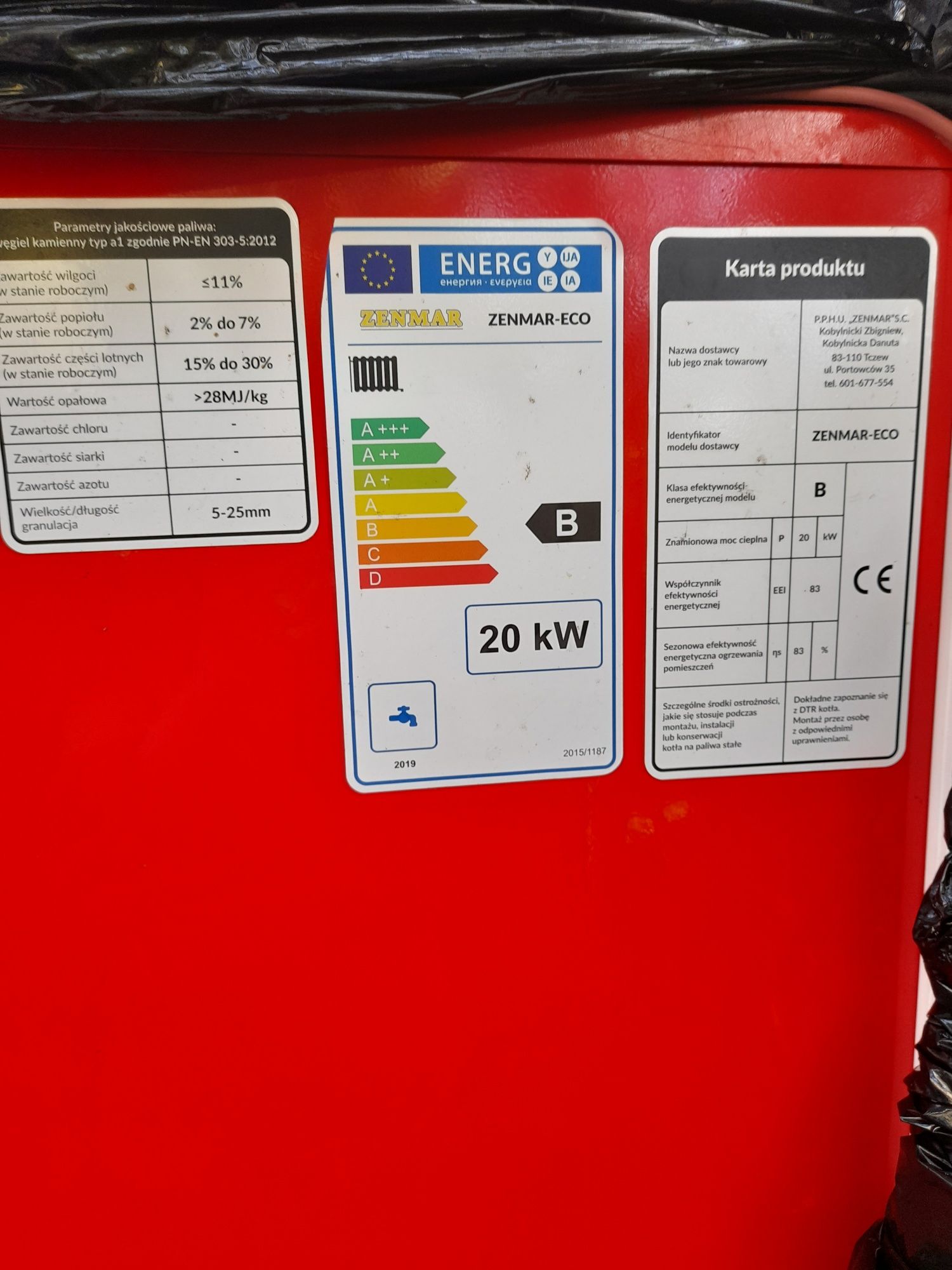 Kocioł Zenmar-eco z podajnikiem slimakowym 6-20kw