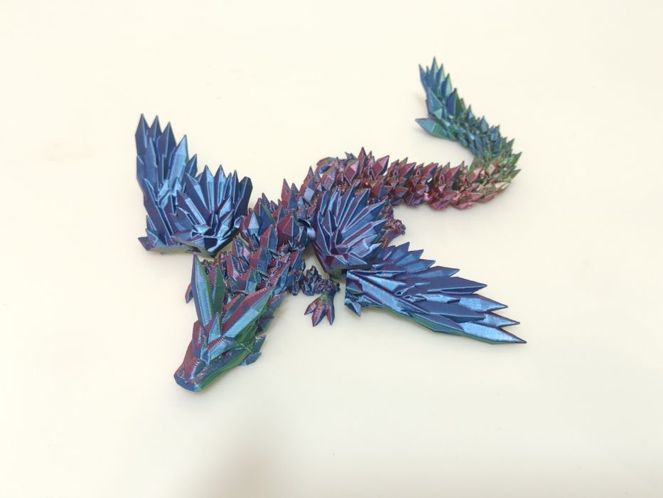 Smok zabawka 3D ruchome elementy idealny na prezent