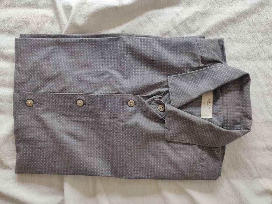 Camisa Sacoor cinzenta