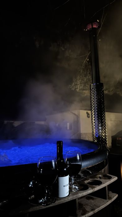 Balia mobilna/ ogrodowa/ jacuzzi na kołach/ bania/ mobilne spa