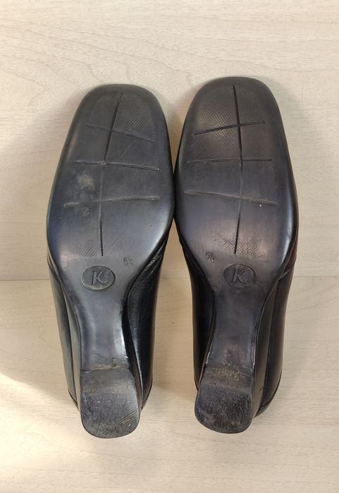 Кожаные полуботинки слипоны туфли на танкетке 39 40 комфорт в школу