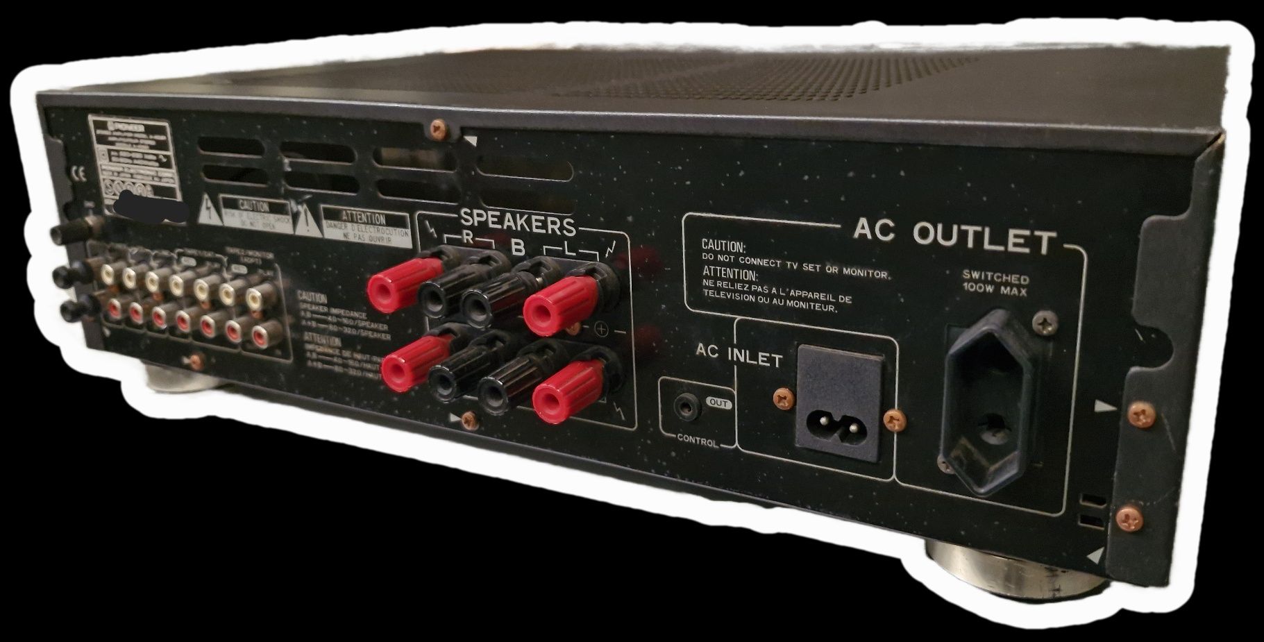 Amplificador Pioneer A-404 R - Made in Japan