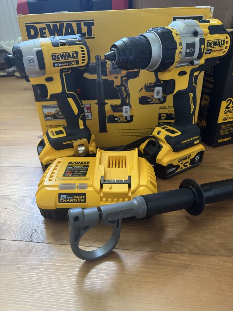 Набір інструментів Dewalt DCK2100P2, Шуруповерт DCD999 і Імпакт DCF887