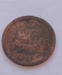 Moeda República portuguesa  20 centavos 1924