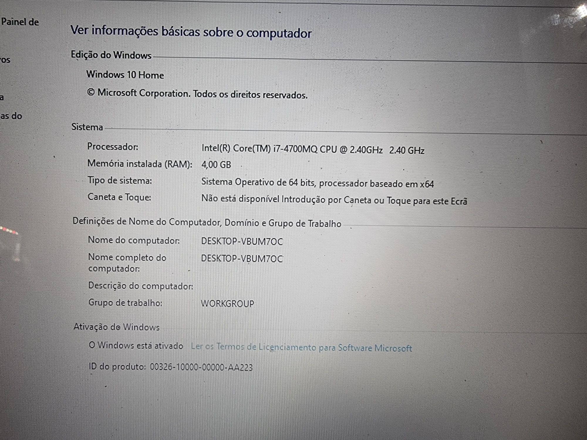 Vendo portátil i7  usado toshiba satellite l50 computador wifi NVIDIA