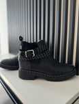 Buty czarne 37 catwalk botki z ćwiekami