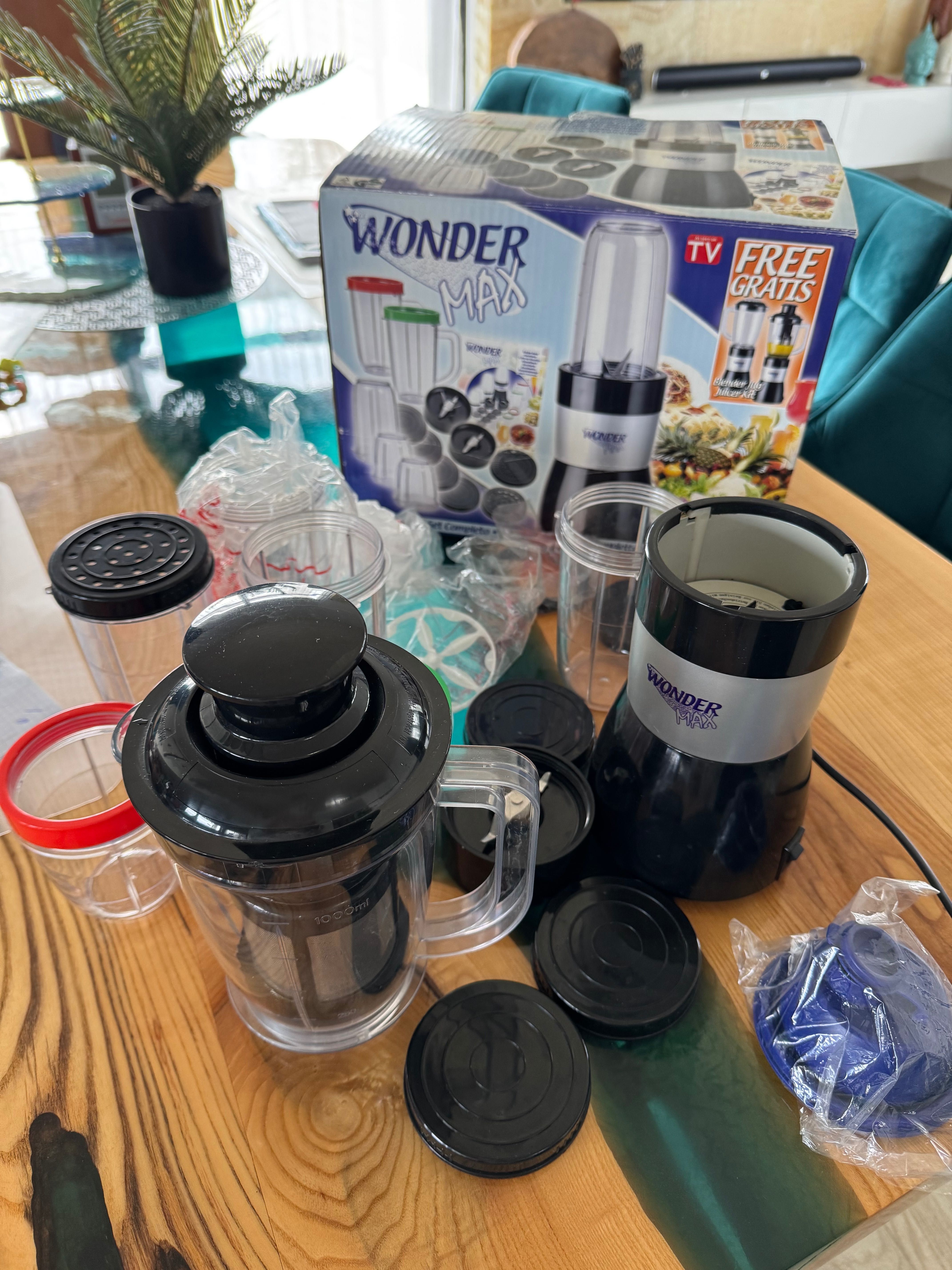 Wonder Max blender kielichowy, rozdrabniacz, sokowirówka