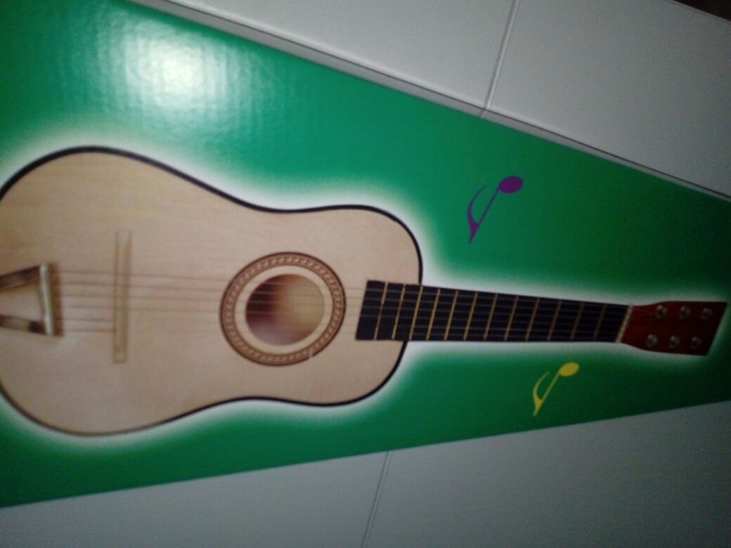Gitara klasyczna akustyczna dla dzieci drewno 6 strun nowa klasyk