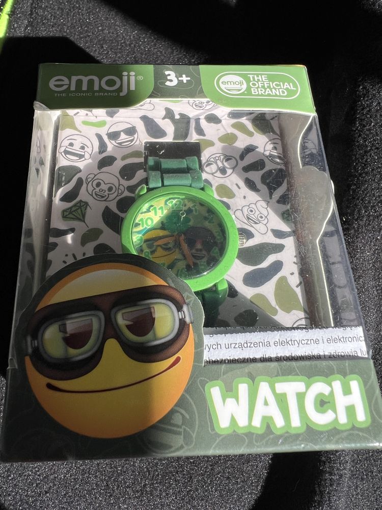 Zegarek dziecięcy analogowy Emoji