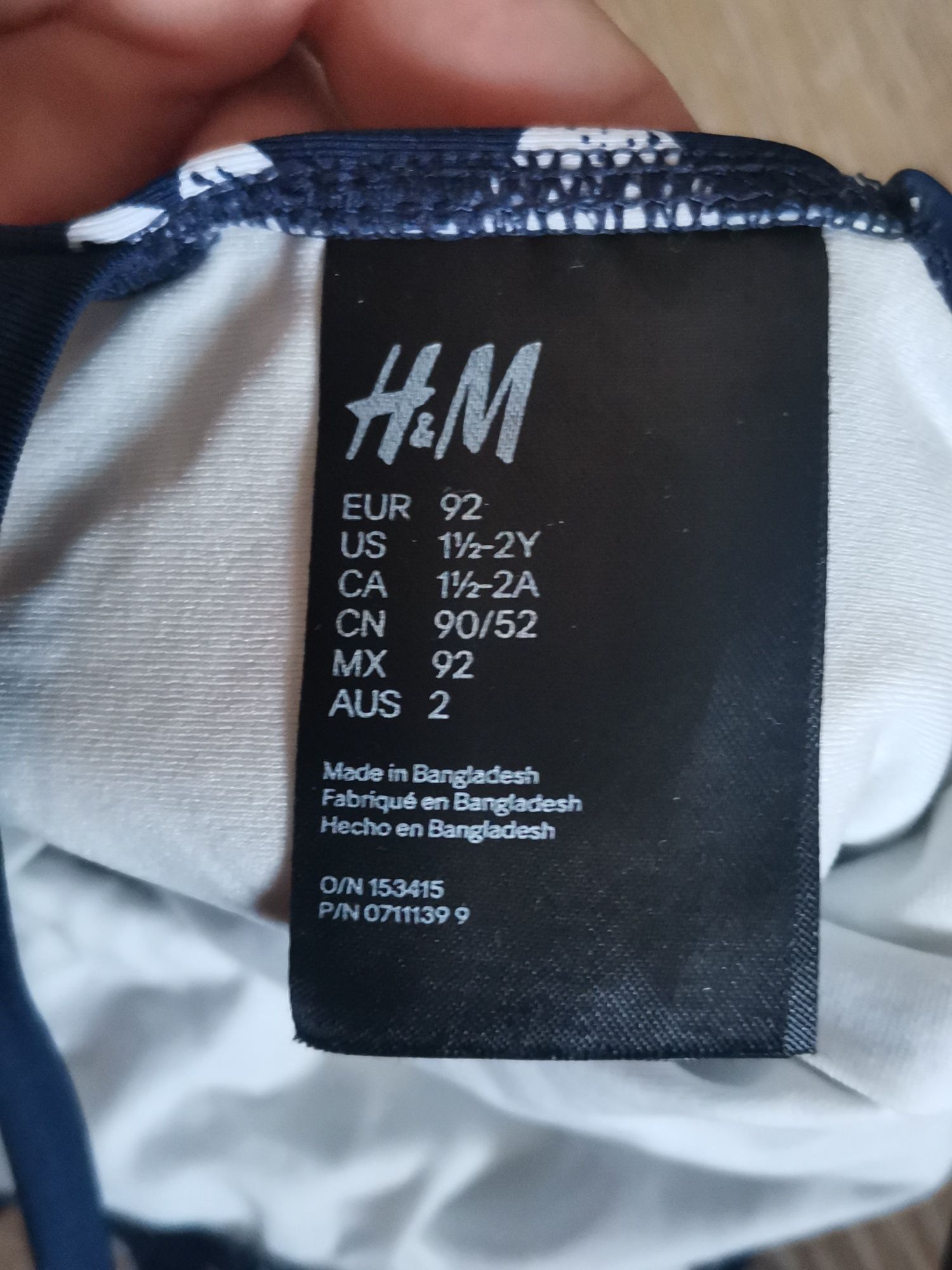 Купальник H&M р. 92