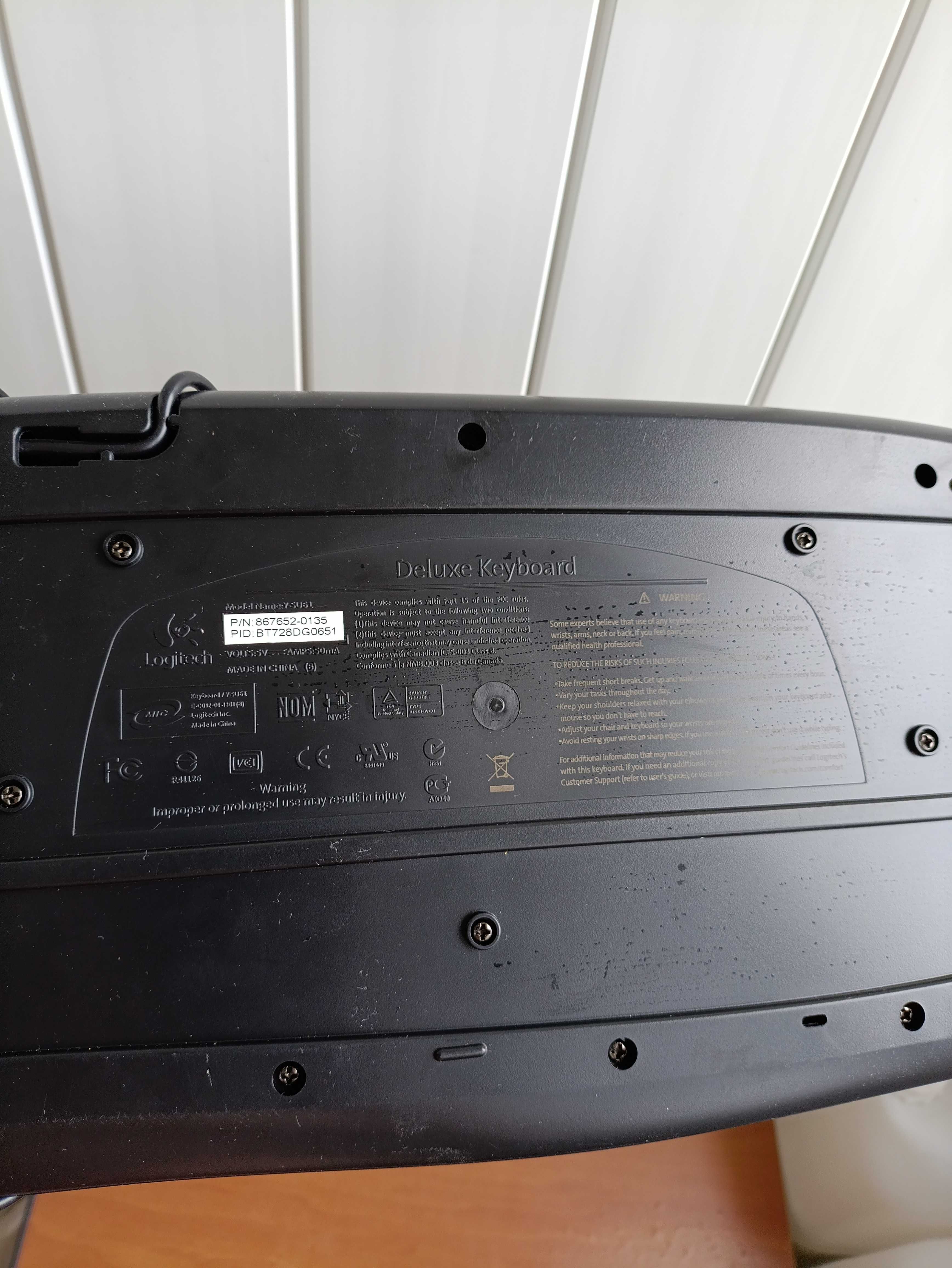 Продам клавіатуру logitech delux bv