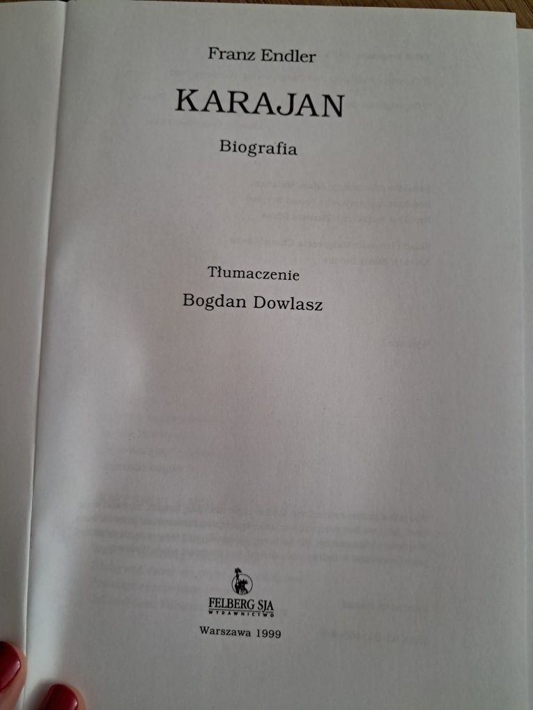 Karajan biografia Franz Endler