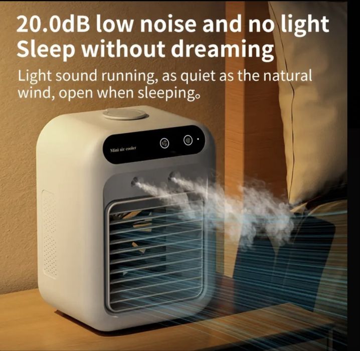 portable usb-powered mini air conditioner with humidifier