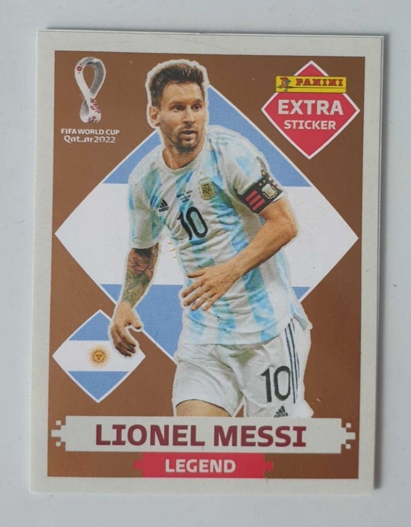 Cromos do Mundial 2022,  inclui  lendário Messi - Catar 202