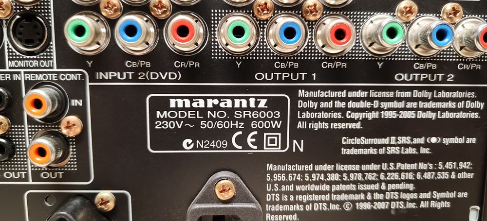 Amplituner MARANTZ SR-6003. Radio internetowe, HDMI