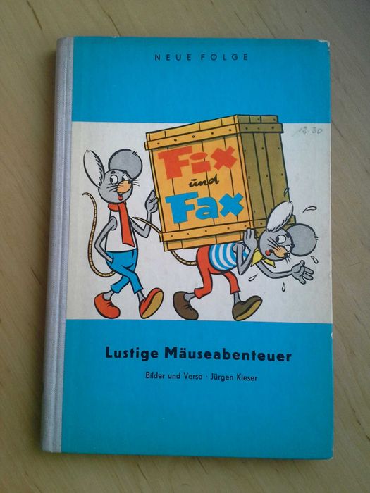 Komiks Fix und Fax, Jurgen Kieser, wydanie pierwsze, 1965r, NRD
