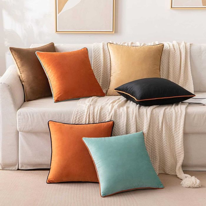 Nowe poszewki na poduszki / 50x50cm / poszewka / 2szt / aksamit !3015!