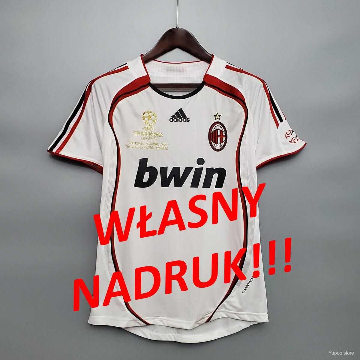 Koszulka piłkarska AC Milan 2006/07 S, M, L, XL, XXL