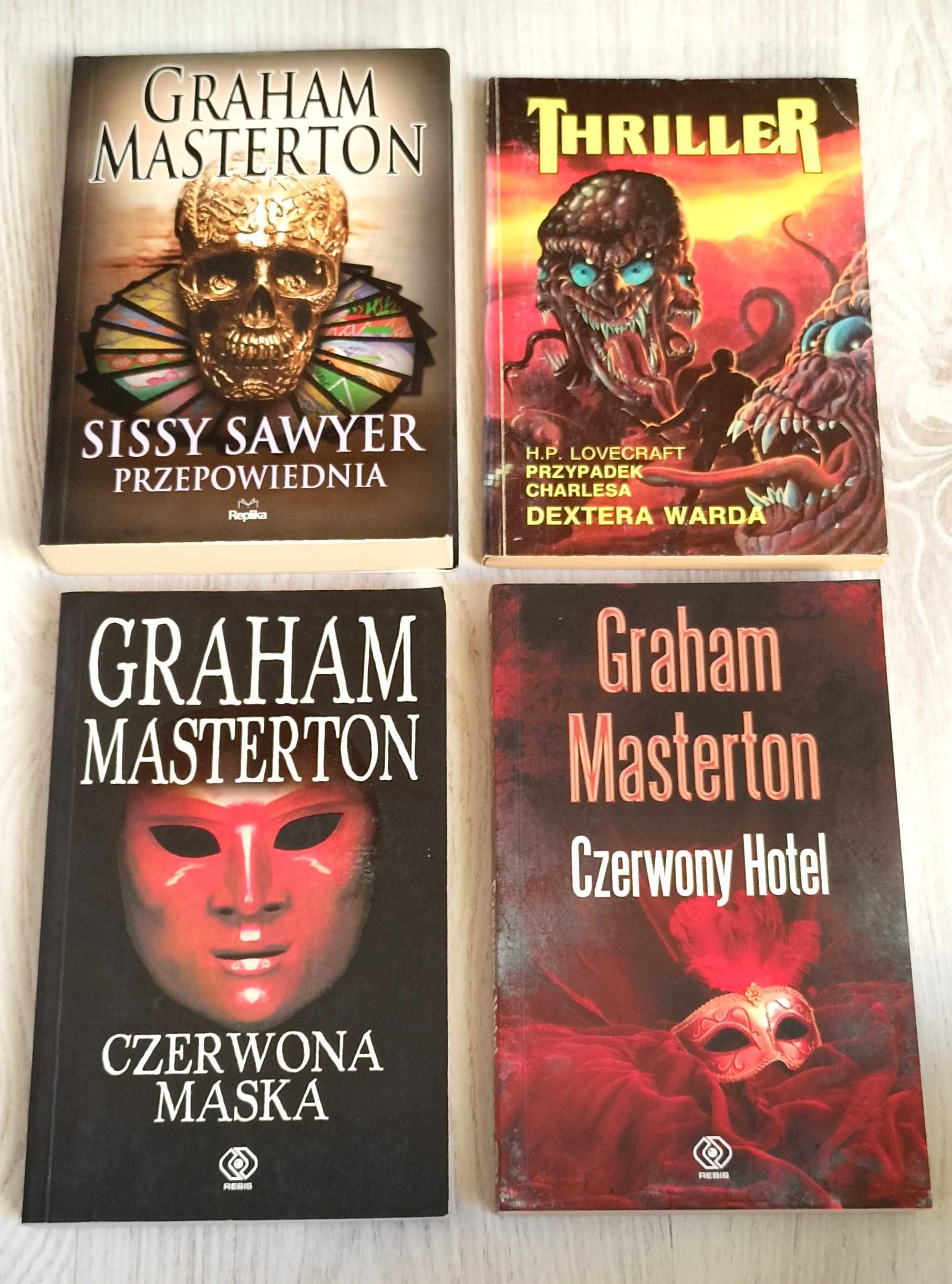Masterton Czerwony Hotel Sissy Sawyer Czerwona maska Lovecraft Przypad